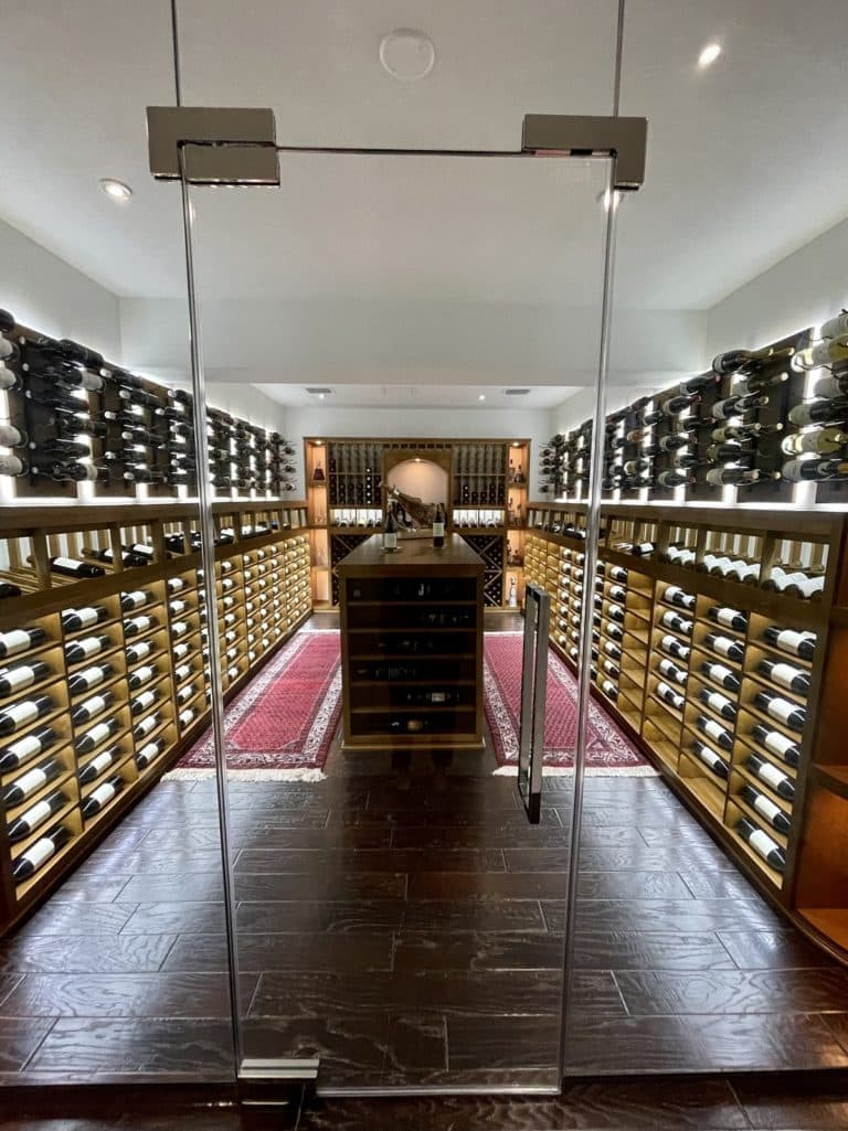 Custom luxury wine cellar project 2 in Creekside, Texas - Premium wine storage and climate control