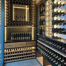 Custom luxury wine cellar project 3 in Creekside, Texas - Premium wine storage and climate control