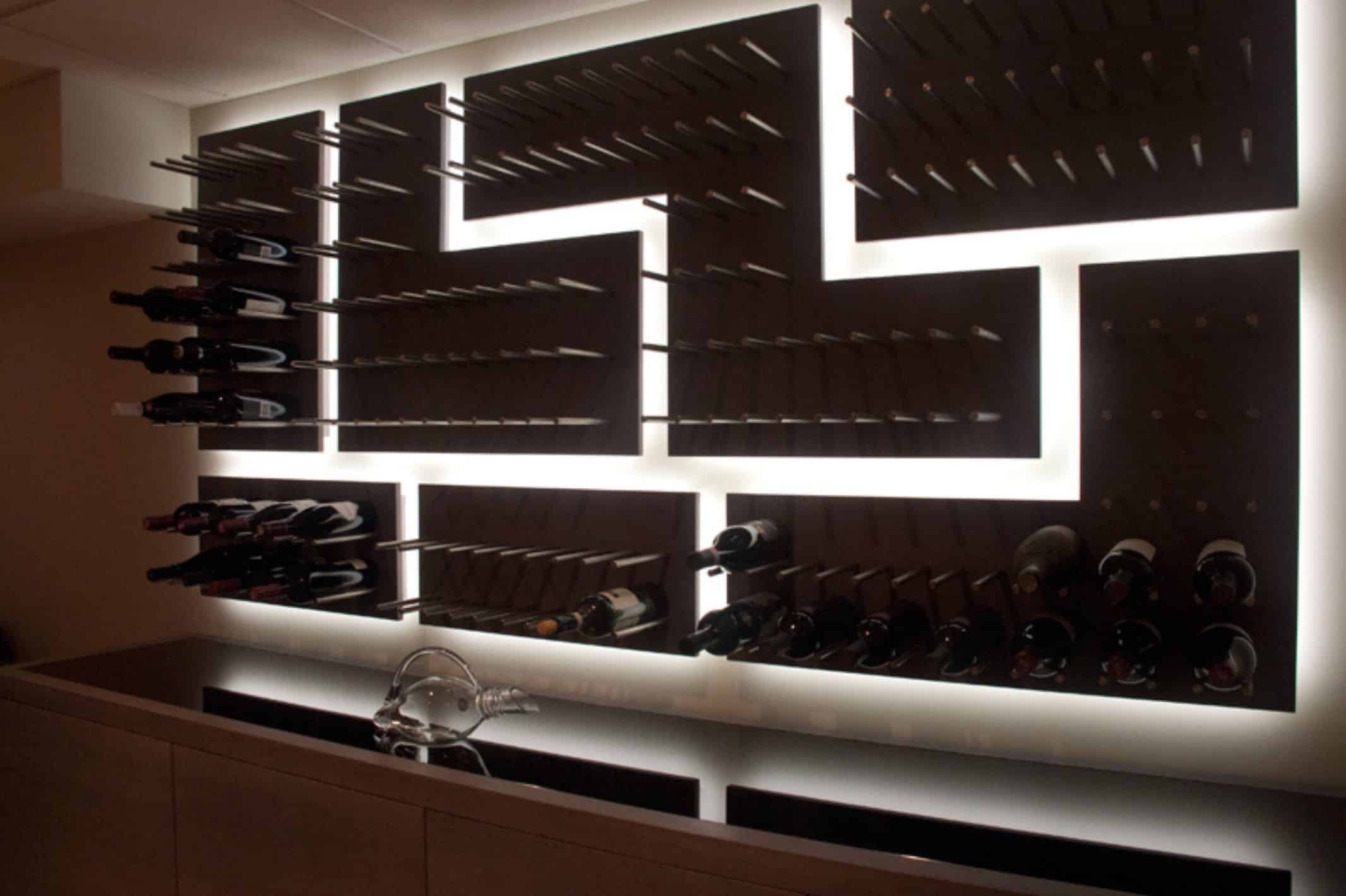 Custom luxury wine cellar project 1 in Indian Springs, Texas - Premium wine storage and climate control