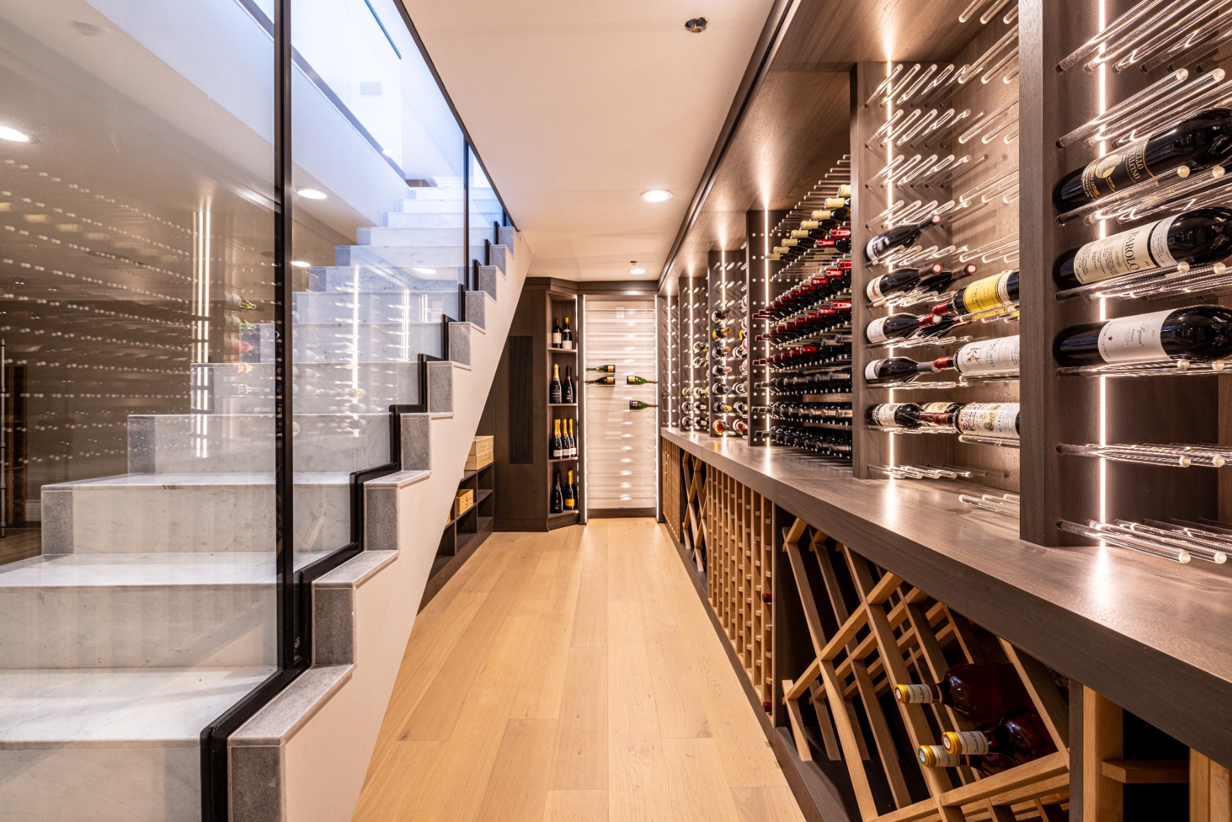 Carlton Woods wine cellar project 2