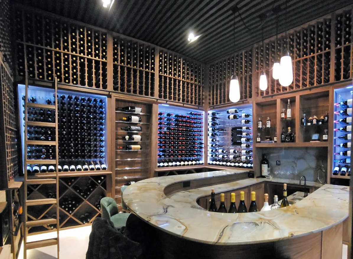 Carlton Woods wine cellar project 3