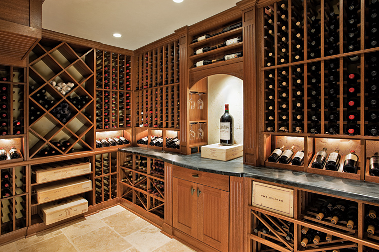Conroe wine cellar project 1