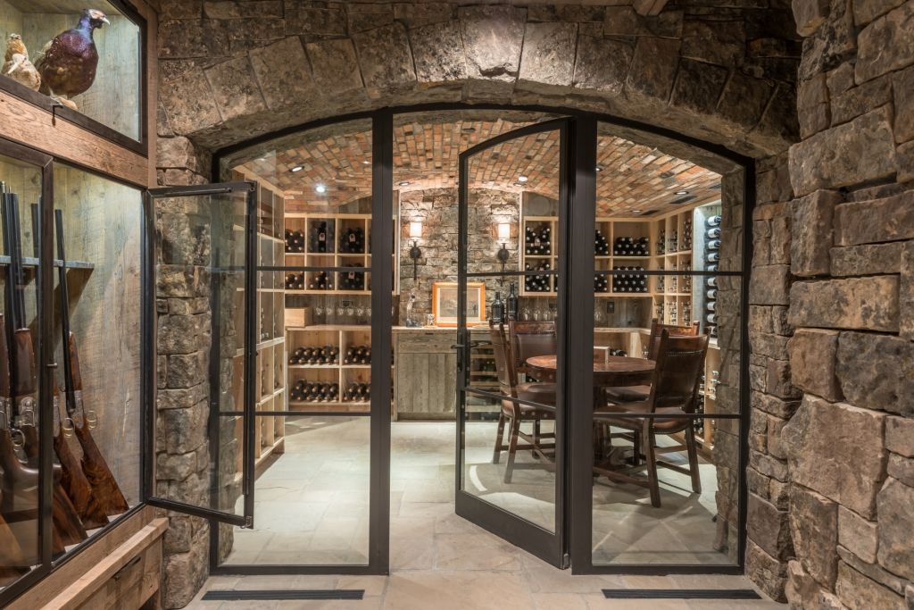 The Woodlands wine cellar project 2