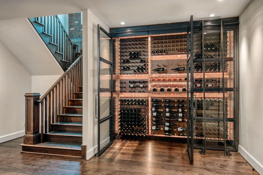 The Woodlands wine cellar project 3